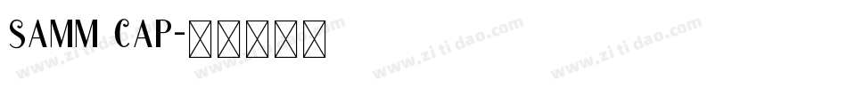 samm cap字体转换